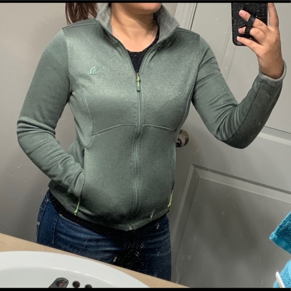 Green The North Face Jacket